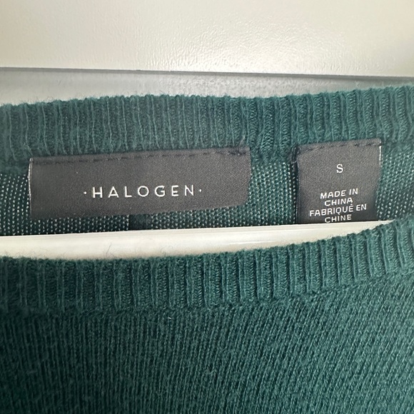Halogen green knit sweater - Picture 2 of 4